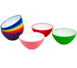 Variedad de bowl es plásticos Iepesa